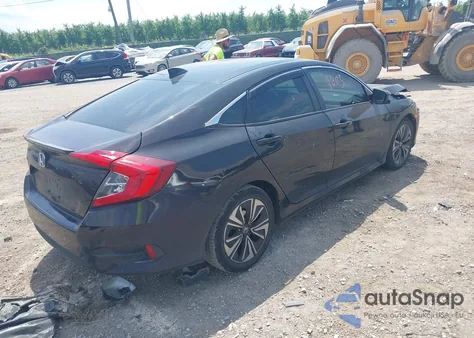 2017 Honda Civic Ex-L из США, поврежденный, VIN 19XFC1F71HE202957